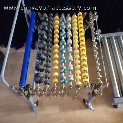 Flexible Gravity Plastic Skate Wheel Conveyor